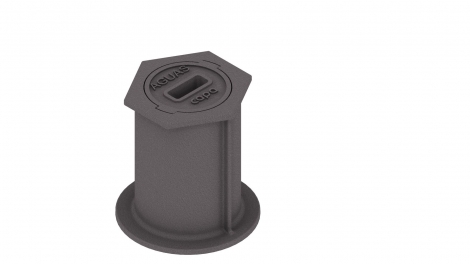 cabeça movel hexagonal